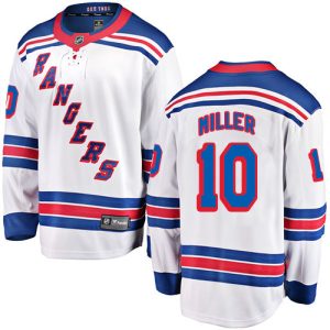 Herren New York Rangers Eishockey Trikot J.T. Miller #10 Breakaway Weiß Fanatics Branded Auswärts